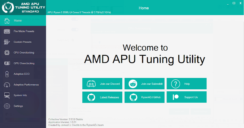 AMD APU Tuning Utility