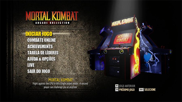 Tradução - Mortal Kombat: Arcade Kollection