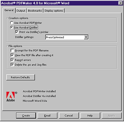 adobe acrobat pdfmaker office com add in download