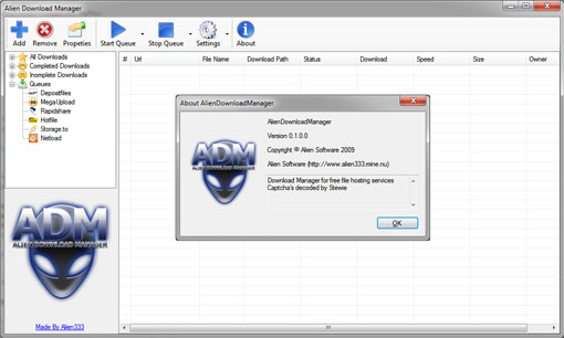 Alien Download Manager