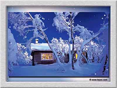 Animated Winter Scene Screensaver