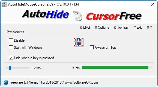 AutoHideMouseCursor