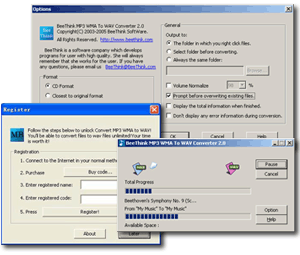 BeeThink MP3 WMA To WAV Converter
