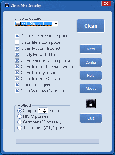 Clean Disk Security 8.0