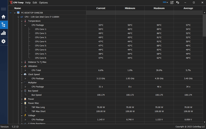 CPU Temp