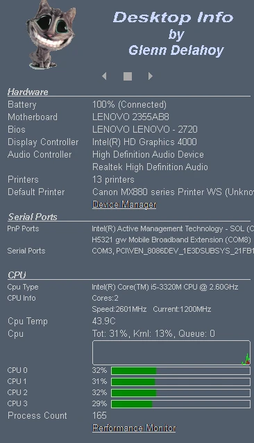 Desktop Info