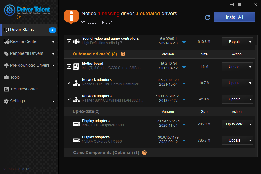 Driver Talent 8.1.11.50