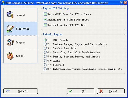 DVD Region+CSS Free Lite