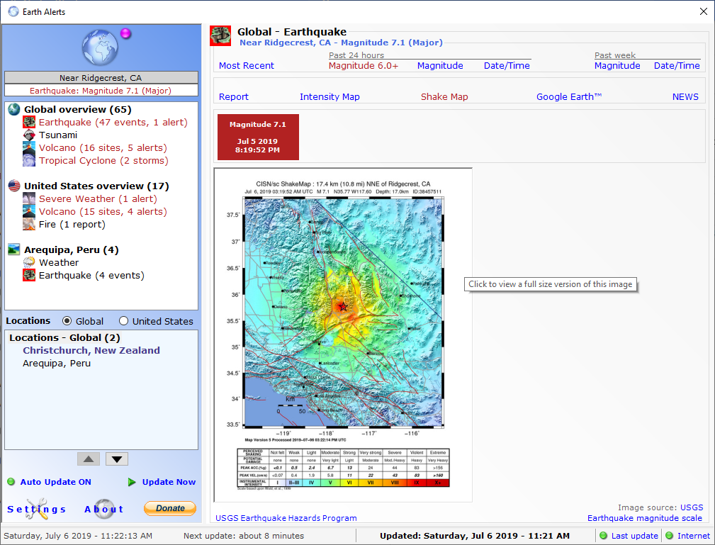 Earth Alerts