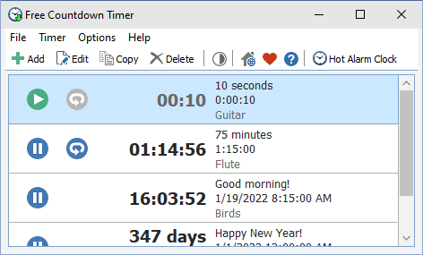 Free Countdown Timer