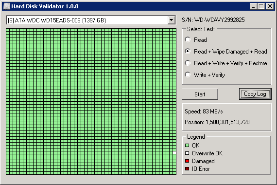 Hard Disk Validator