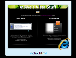 HTML Explorer Thumbnails