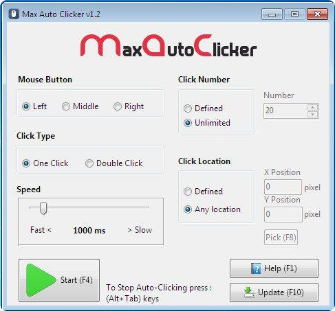 Max Auto Clicker