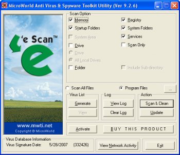 MicroWorld AntiVirus Toolkit Utility