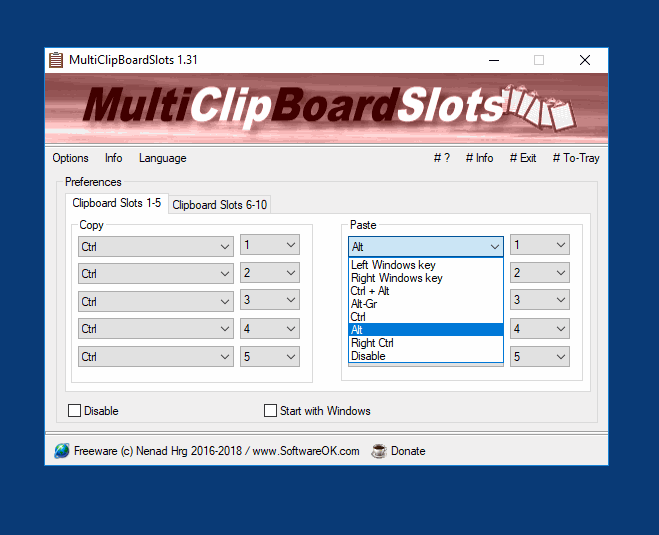 MultiClipBoardSlots