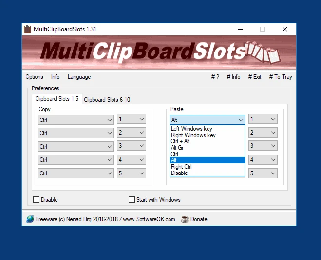 MultiClipBoardSlots