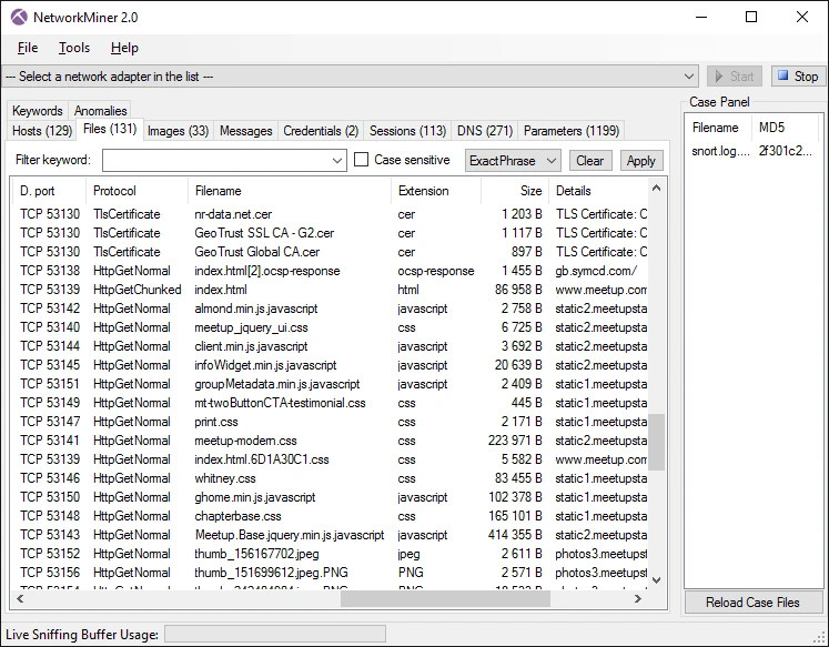 NetworkMiner