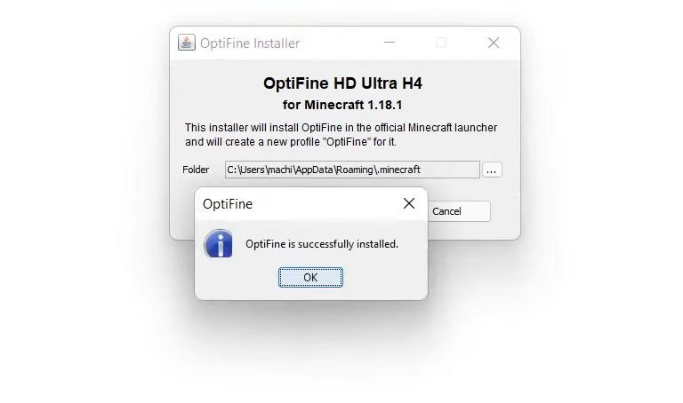 OptiFine HD for Minecraft 1.20