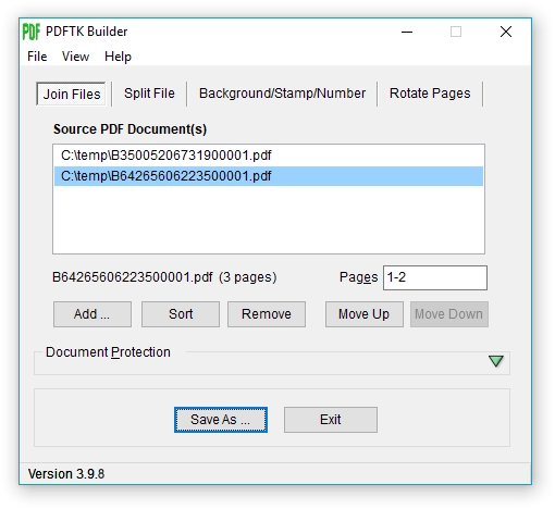 PDFTK Builder
