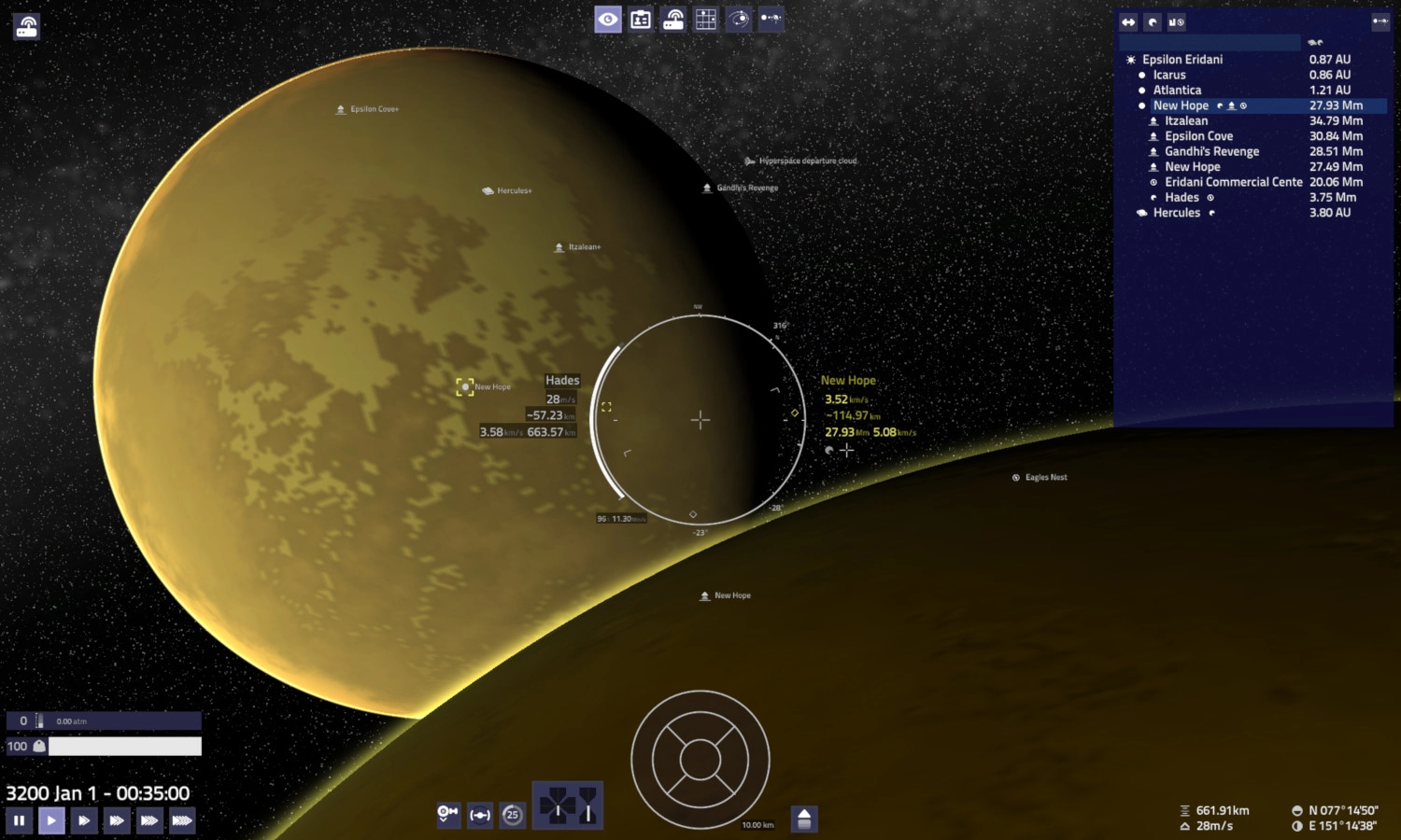 Pioneer Space Sim