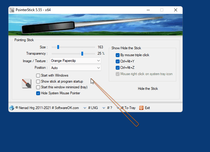 for windows download PointerStick 6.33
