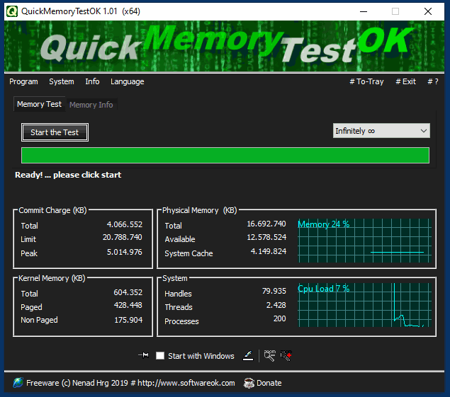 QuickMemoryTestOK