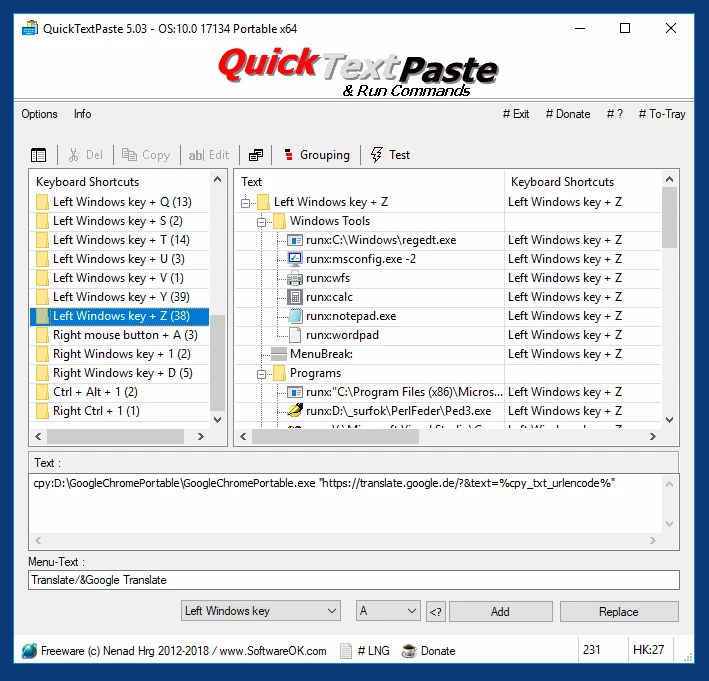 QuickTextPaste