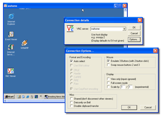 Real VNC Free Edition