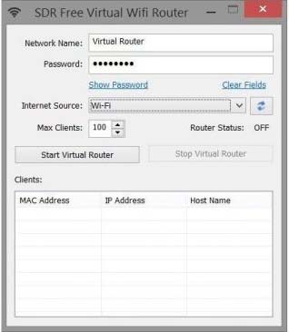 SDR Free Virtual WiFi Router