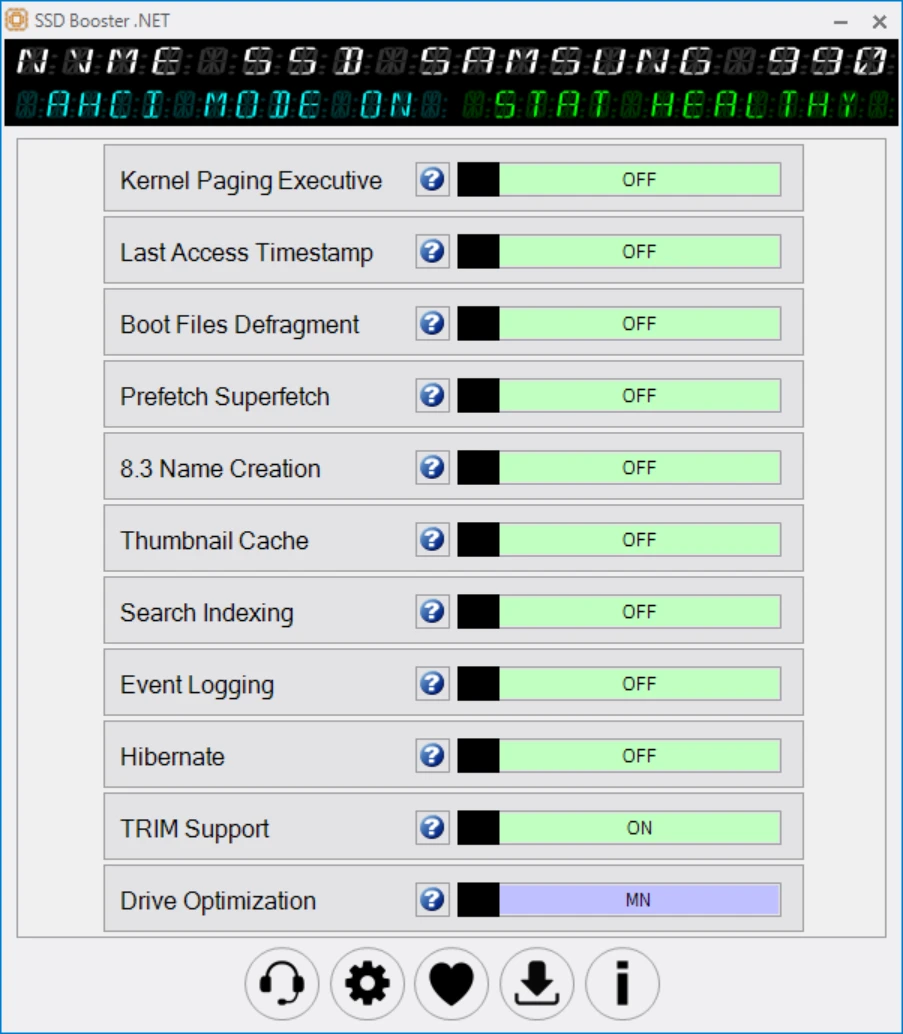 SSD Booster .NET
