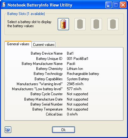 Taskbar BatteryInfo para Notebooks