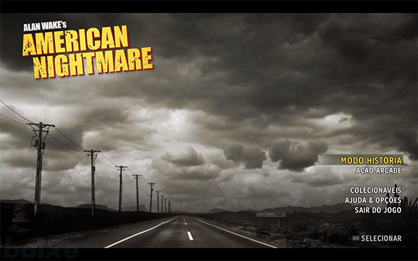Tradução do jogo Alan Wake's American Nightmare em Português Brasileiro para PC download grátis