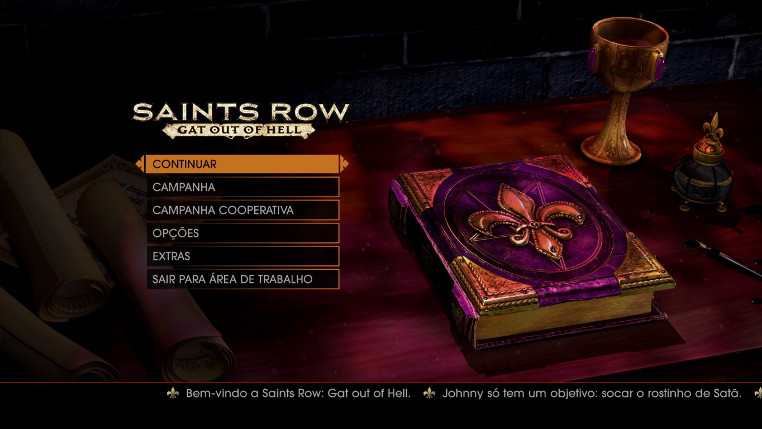 Tradução do jogo Saints Row: Gat Out of Hell em Português Brasileiro para PC download grátis