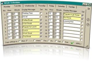 Week Scheduler
