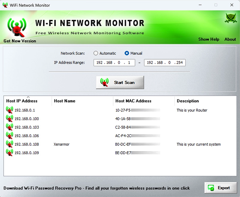 WiFi Network Monitor