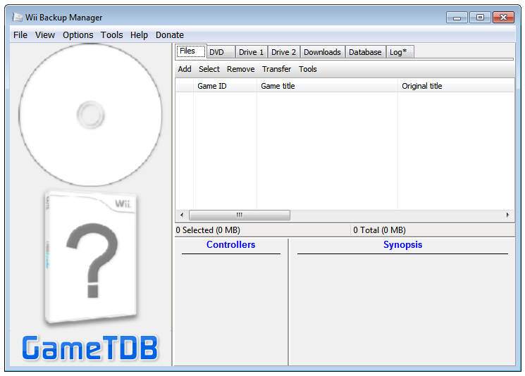 Flare pardon Beware Wii Backup Manager for Windows - Free Download
