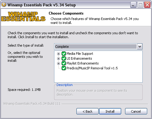 Winamp Essentials Pack