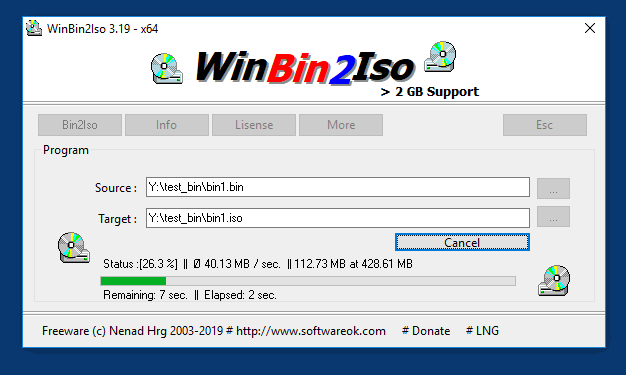 WinBin2Iso 6.21 for android download