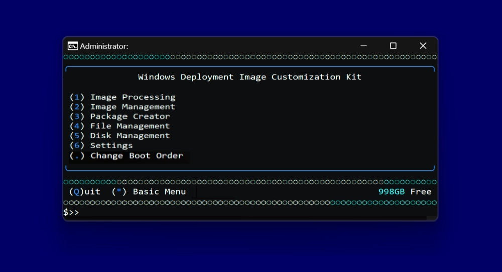 Windows Deployment Image Customization Kit