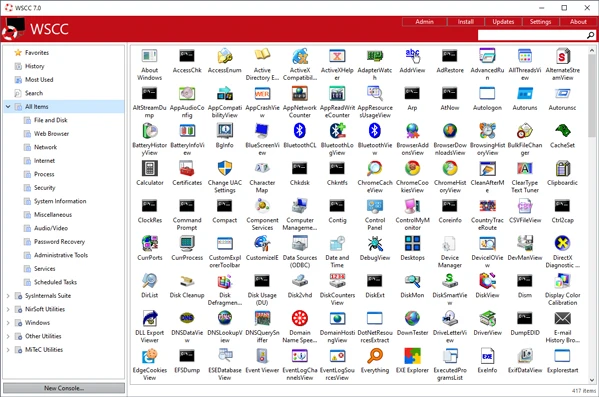 WSCC (Windows System Control Center)