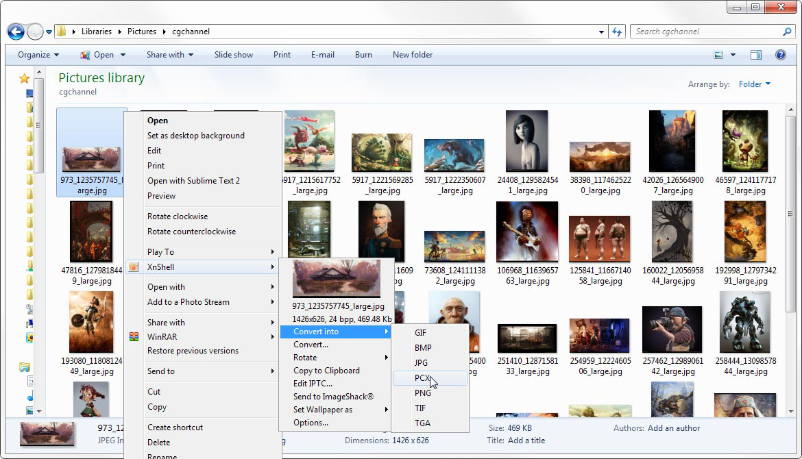 XnView Shell Extension